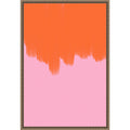 Orange Over Blossom By Athene Fritsch Framed Canvas Wall Art