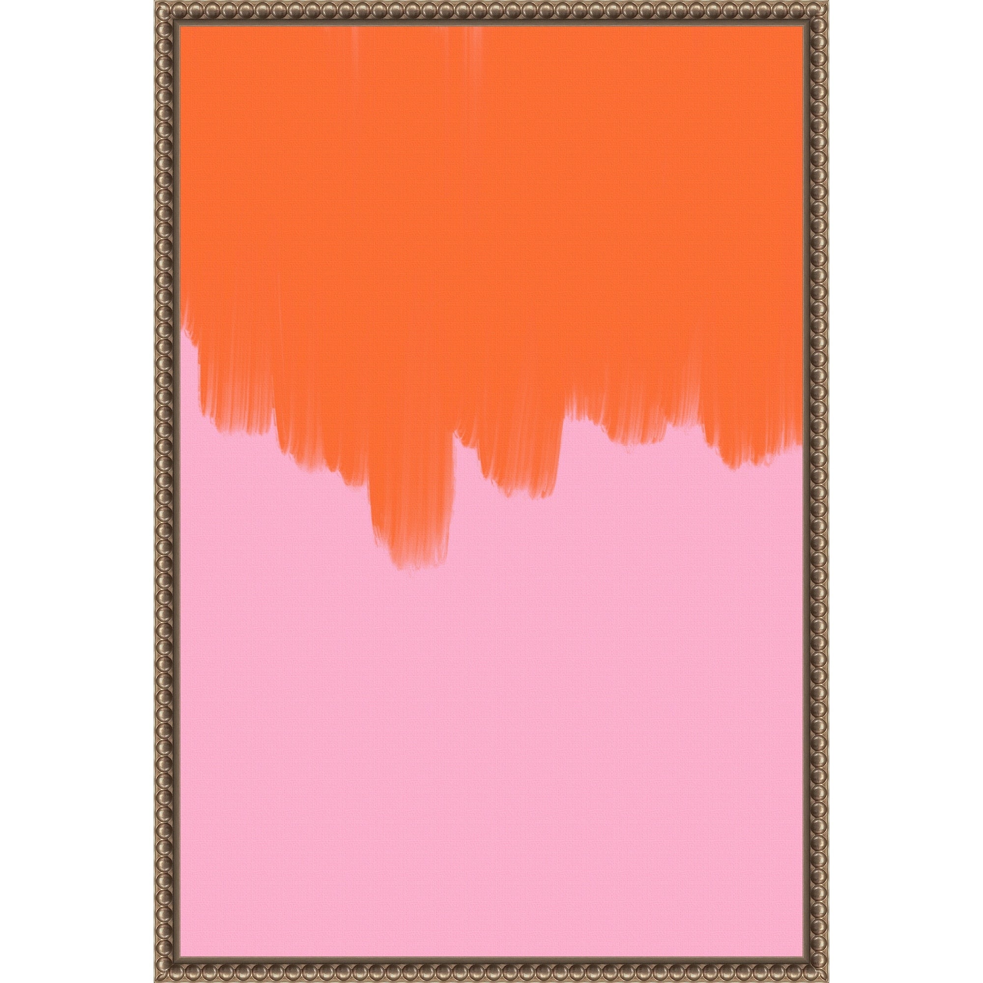 Orange Over Blossom By Athene Fritsch Framed Canvas Wall Art