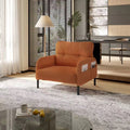 Orange Side Chair Accent Chair Office Chair Comfortable Coffee Chair Lobby Chair Padded Chair Sofa Chair
