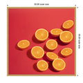 Oranges By Julia Ramiro Framed Canvas Wall Art Print