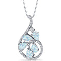 Oravo Opal Dewdrop Pendant In Sterling Silver