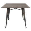 Carbon Loft Samira 36 Industrial Farmhouse Dining Table