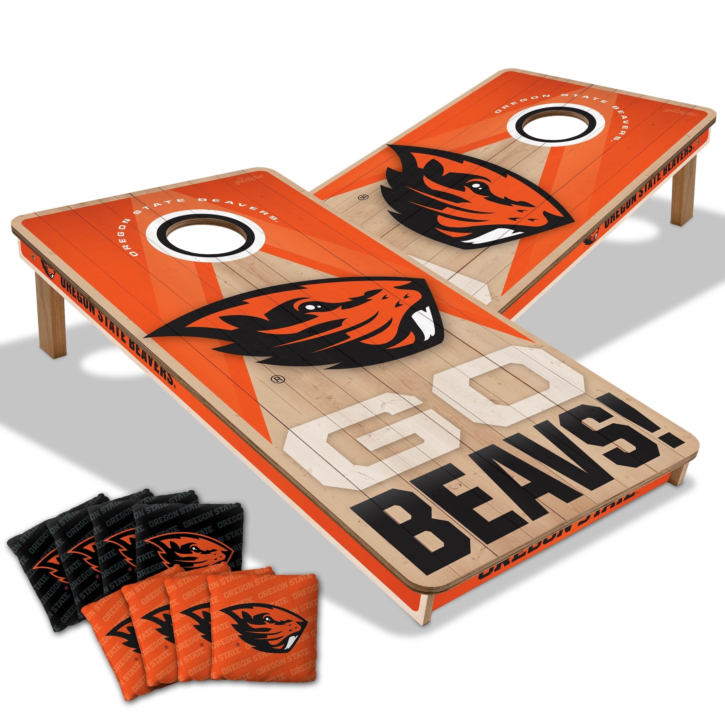 Oregon State Beavers Ncaa 2X4 Professional Cornhole Board Set