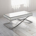 Orelia Modern Chrome Luxury Coffee Table By Foa