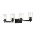 Orella 4 Light Matte Black Wall Sconce