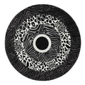 Orelsi Black Grey Polyester Area Rug
