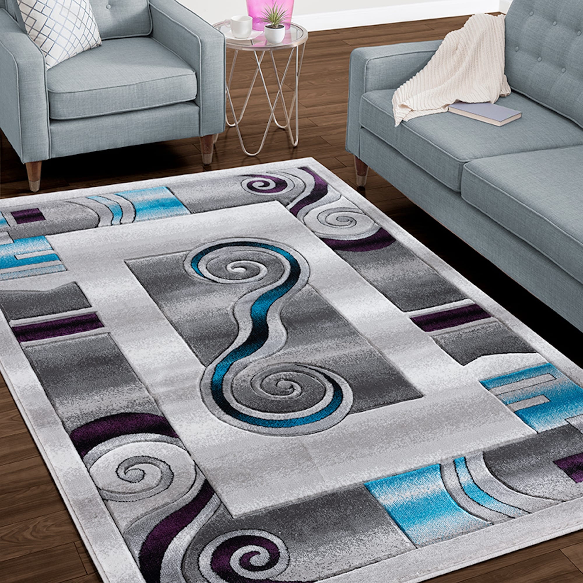 Orelsi Collection Fume Beige Area Rug