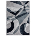 Orelsi Collection Grey Blue Area Rug