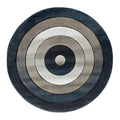 Orelsi Grey Red Polyester Area Rug