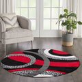 Copper Grove Allendorf Turquoise And Grey Geometric Area Rug