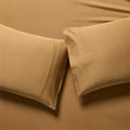 Classic Organic Cotton Sateen 520 Thread Count Smoked Amber Queen Sheet Set