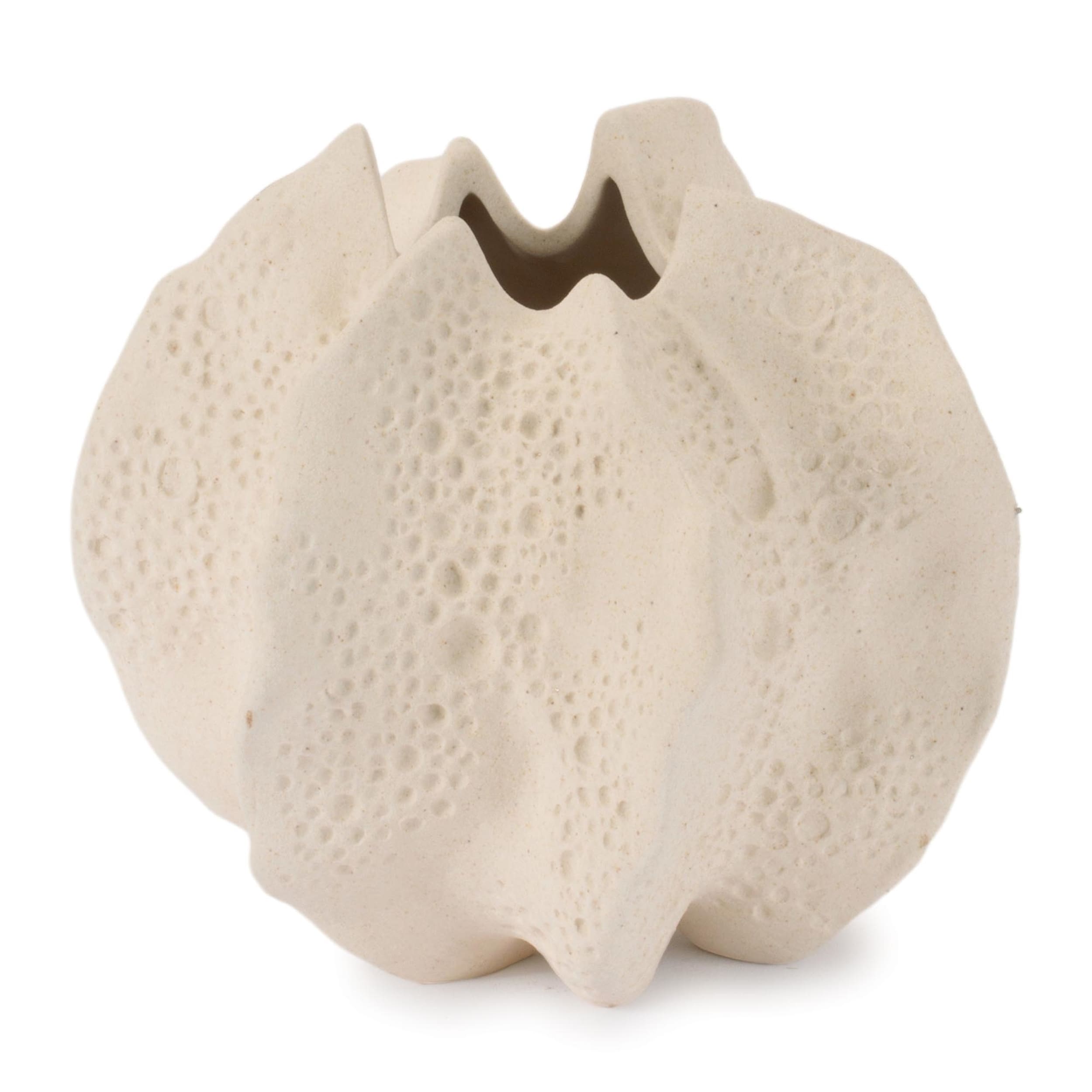 Organic Textured Stoneware Container Set Of 2