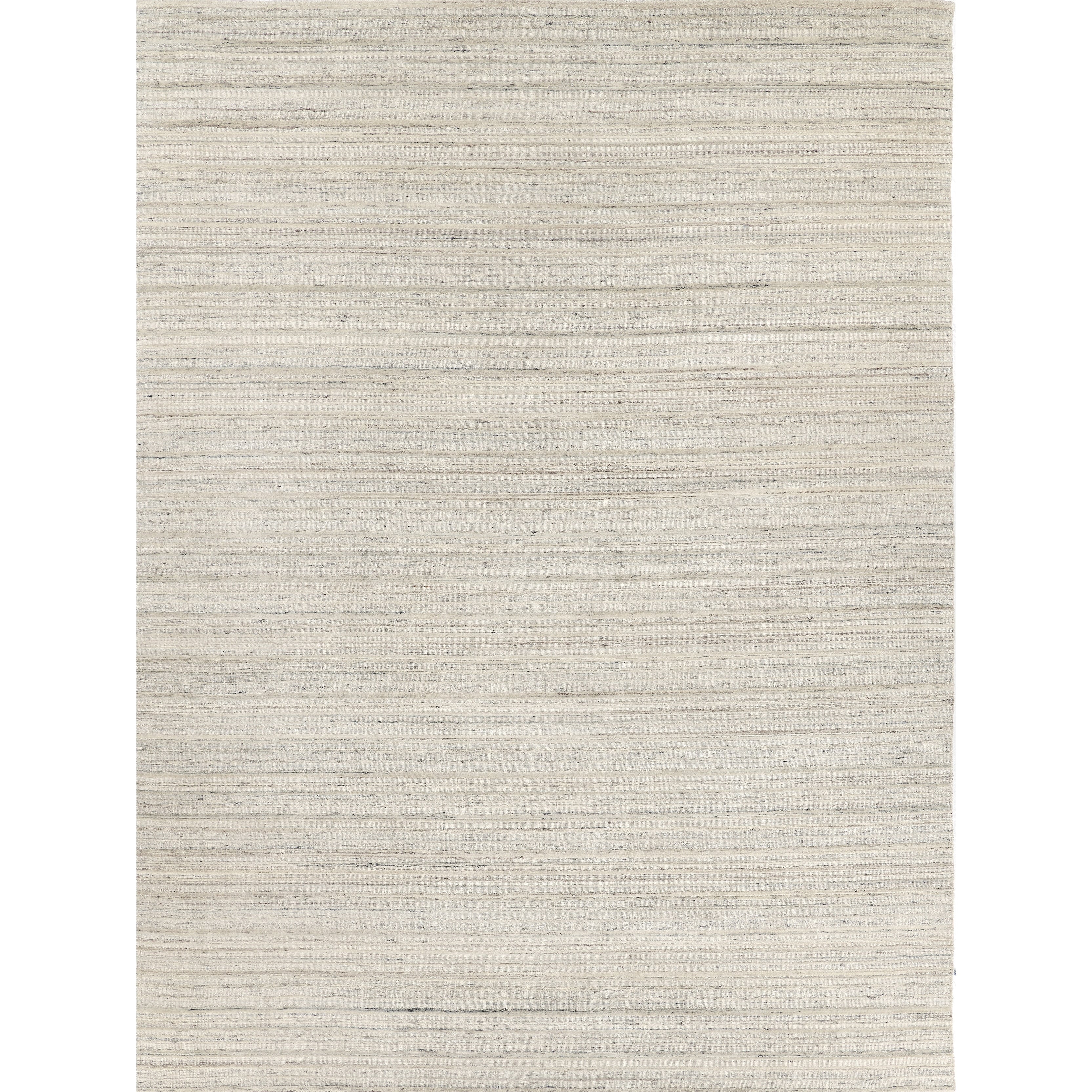 Organica Handloomed New Zealand Wool Beige Light Gray Area Rug 6 X 9