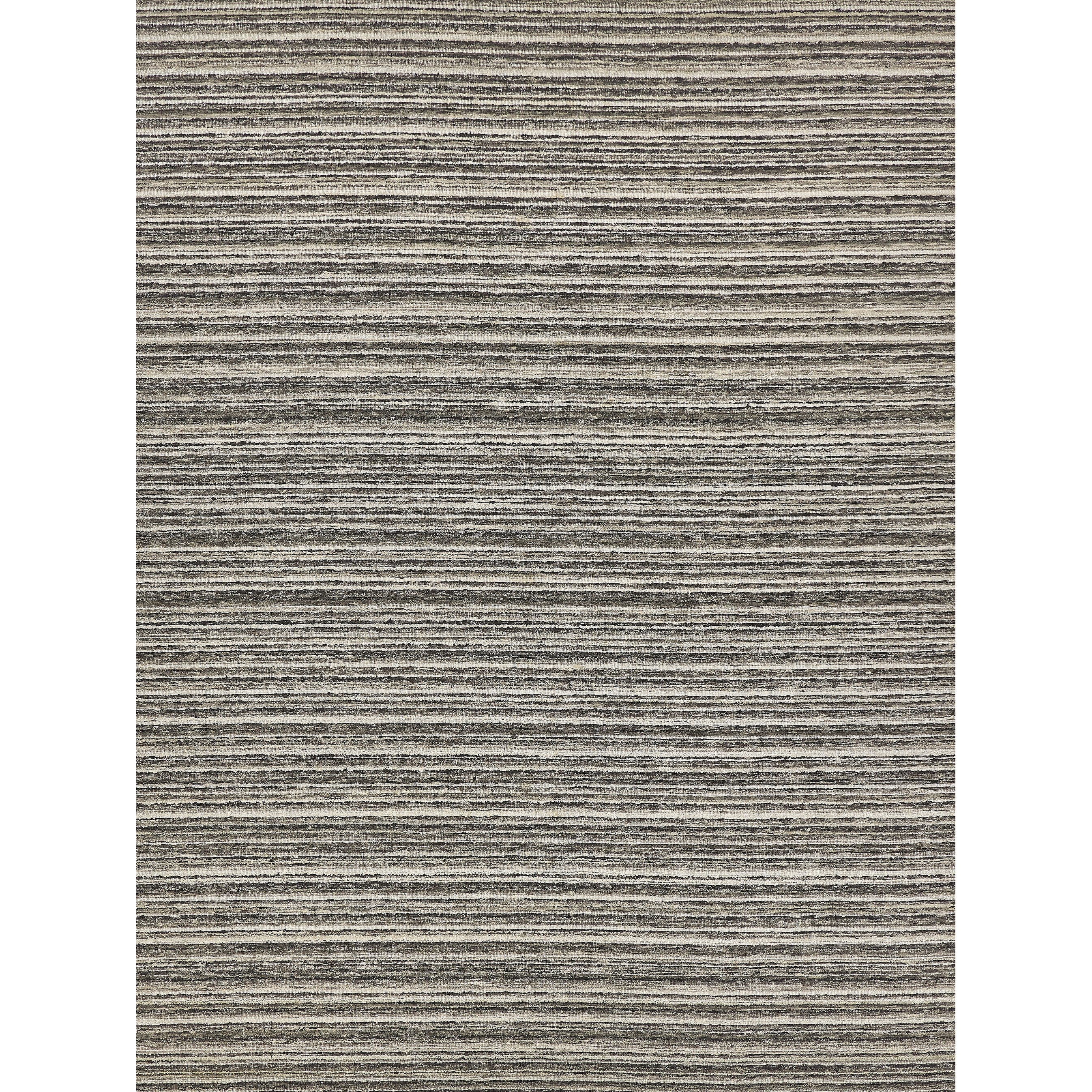 Organica Handloomed New Zealand Wool Charcoal Silver Area Rug