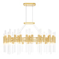 Orgue 72 Light Chandelier With Brass Finish 39 In