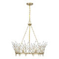 Orianna 6 Light Chandelier In Noble Brass