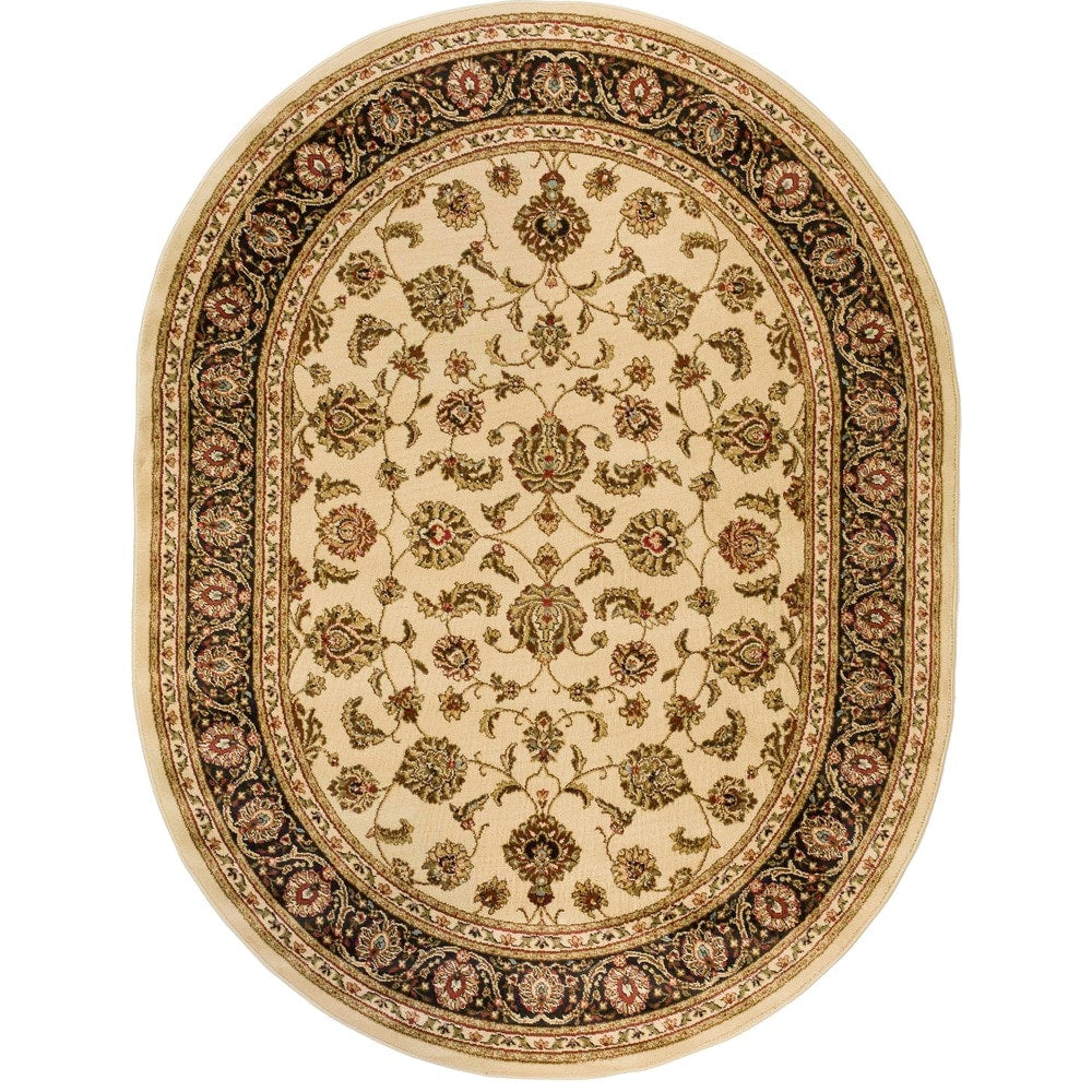 Well Woven Oriental Oval Formal Area Rug 53 X 610