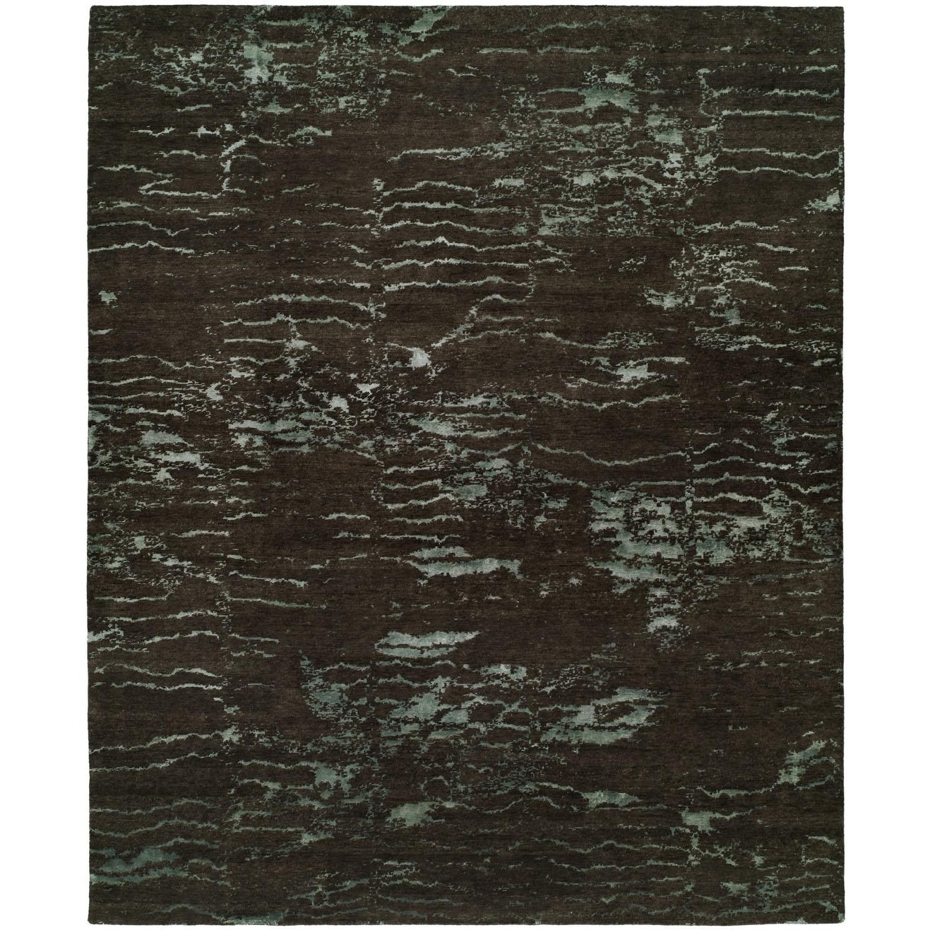 Origins Charcoal Blue Hand Knotted Area Rug