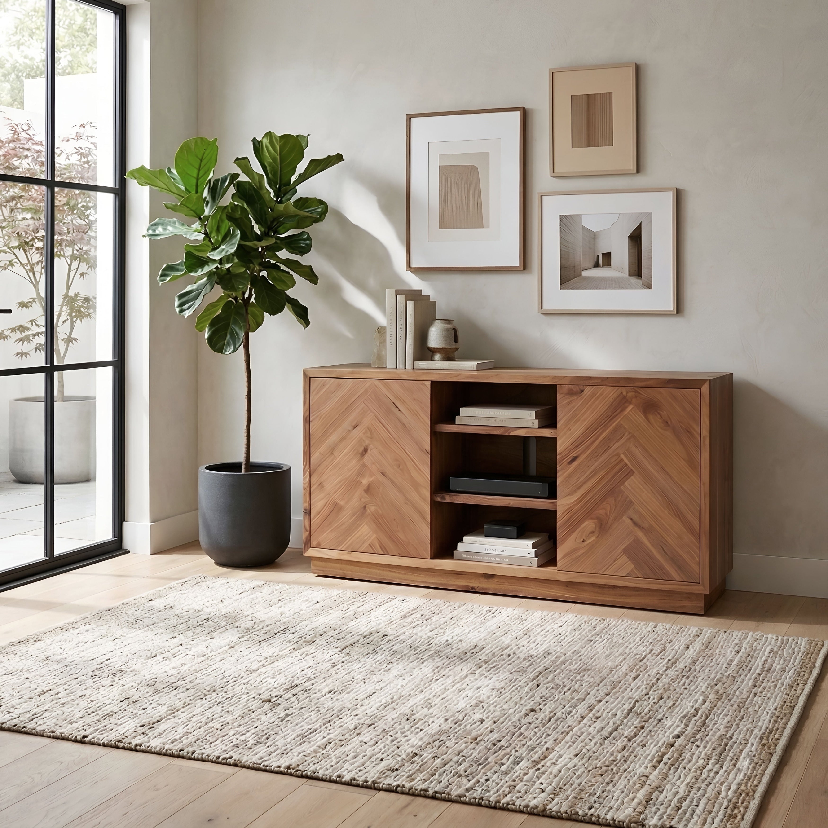 Origins By Alpine Russo 60 Sideboard Walnut