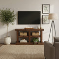 Origins By Alpine Sequoia 60 Console Table In Walnut Brown