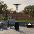 Origins By Alpine Solara Standing Patio Heater Hammered Black