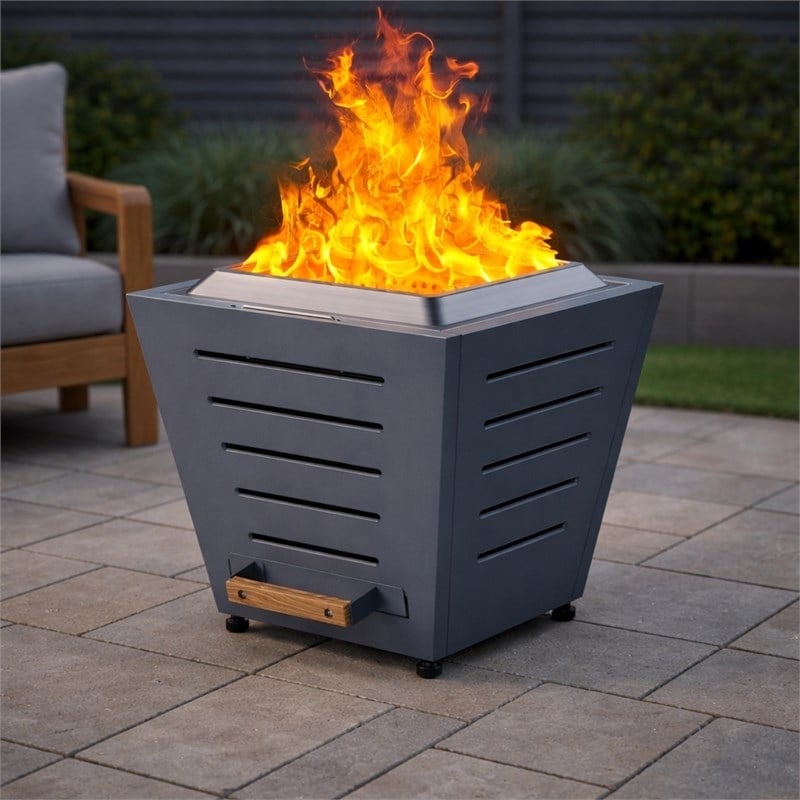 Origins By Alpine Terra 20 Smokeless Fire Pit Slate Gray