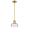 Orinoco 8 Inch Wide 1 Light Mini Pendant In Matte Black 8In W X 8In D X 7In H