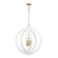 Orme 27 Inch Wide 4 Light Pendant In Black 27In W X 27In D X 30In H