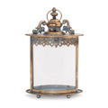 Ornate Distressed Metal Lantern 13 H