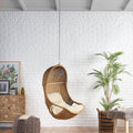 Orville Outdoor And Indoor Wicker Hanging Chair No Stand By Christopher Knight Home