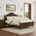 Orwell Mid Century Modern Solid Wood Bed With Herringbone Inspired Pattern Headboard Orwell Solid Wood Piece Bedroom Set