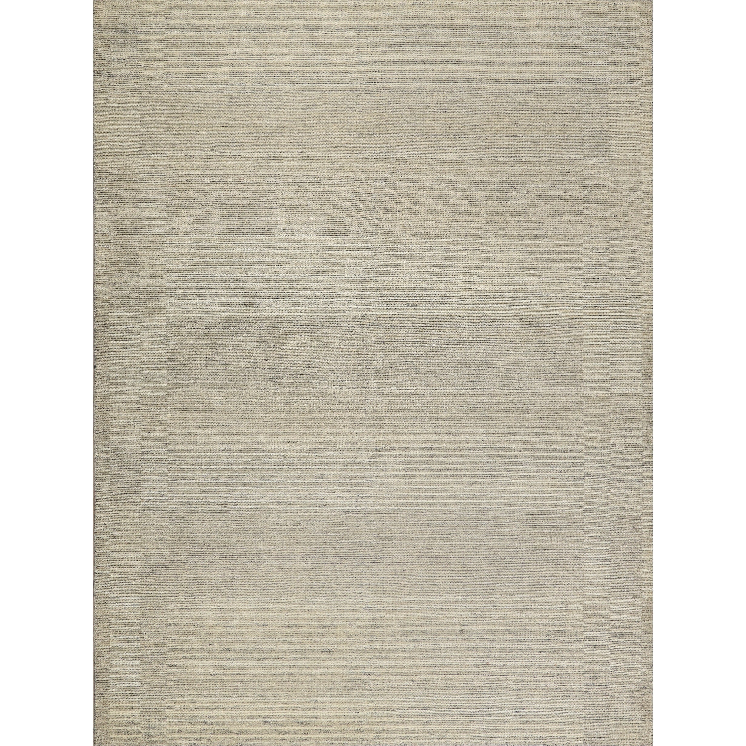 Oslo Hand Knotted Ghazni Wool Gray Cream Area Rug