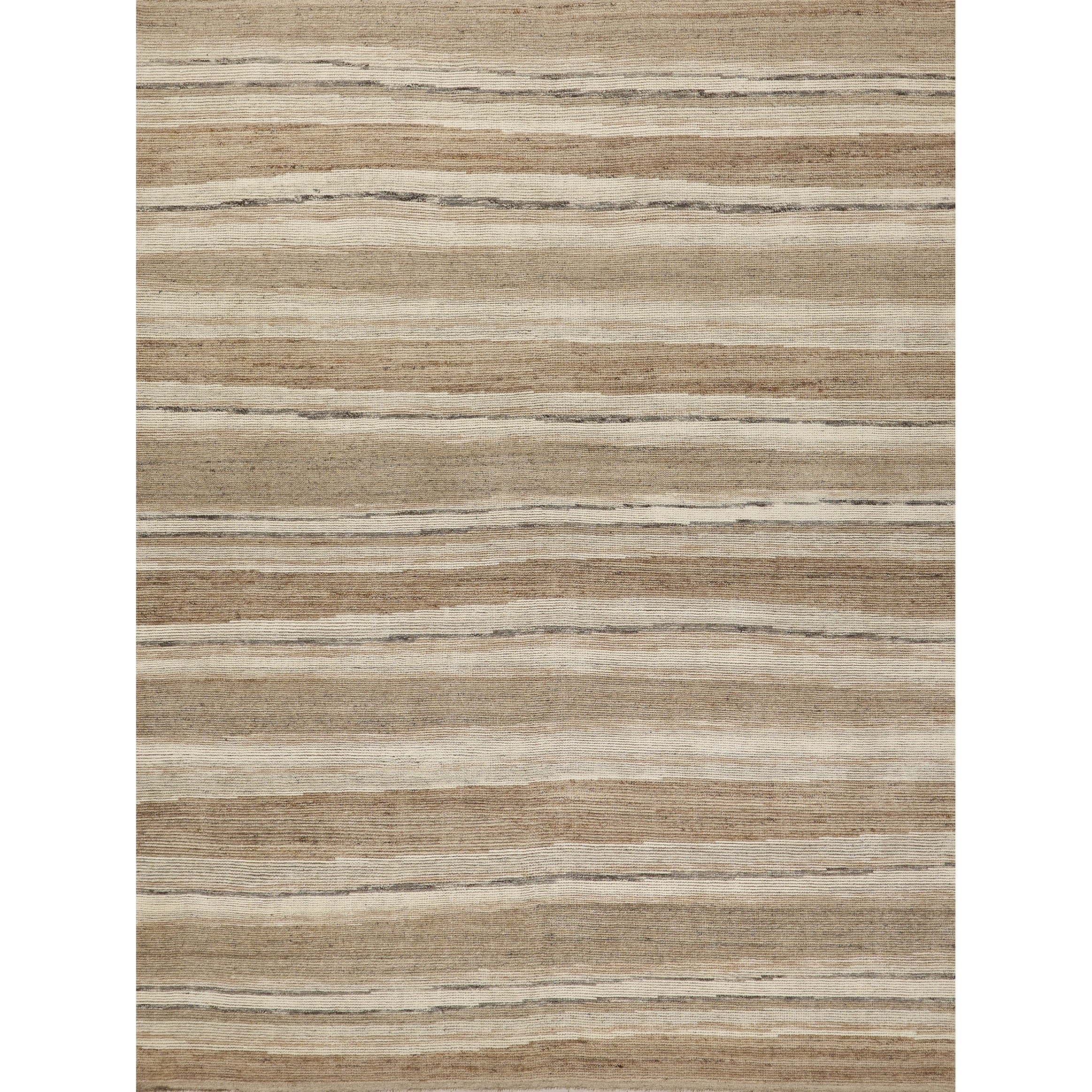 Oslo Hand Knotted Ghazni Wool Ivory Brown Area Rug