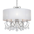 Othello 5 Light Chrome Swarovski Strass Crystal Chandelier