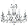 Crystorama Othello Collection 8 Light Polished Chrome Chandelier