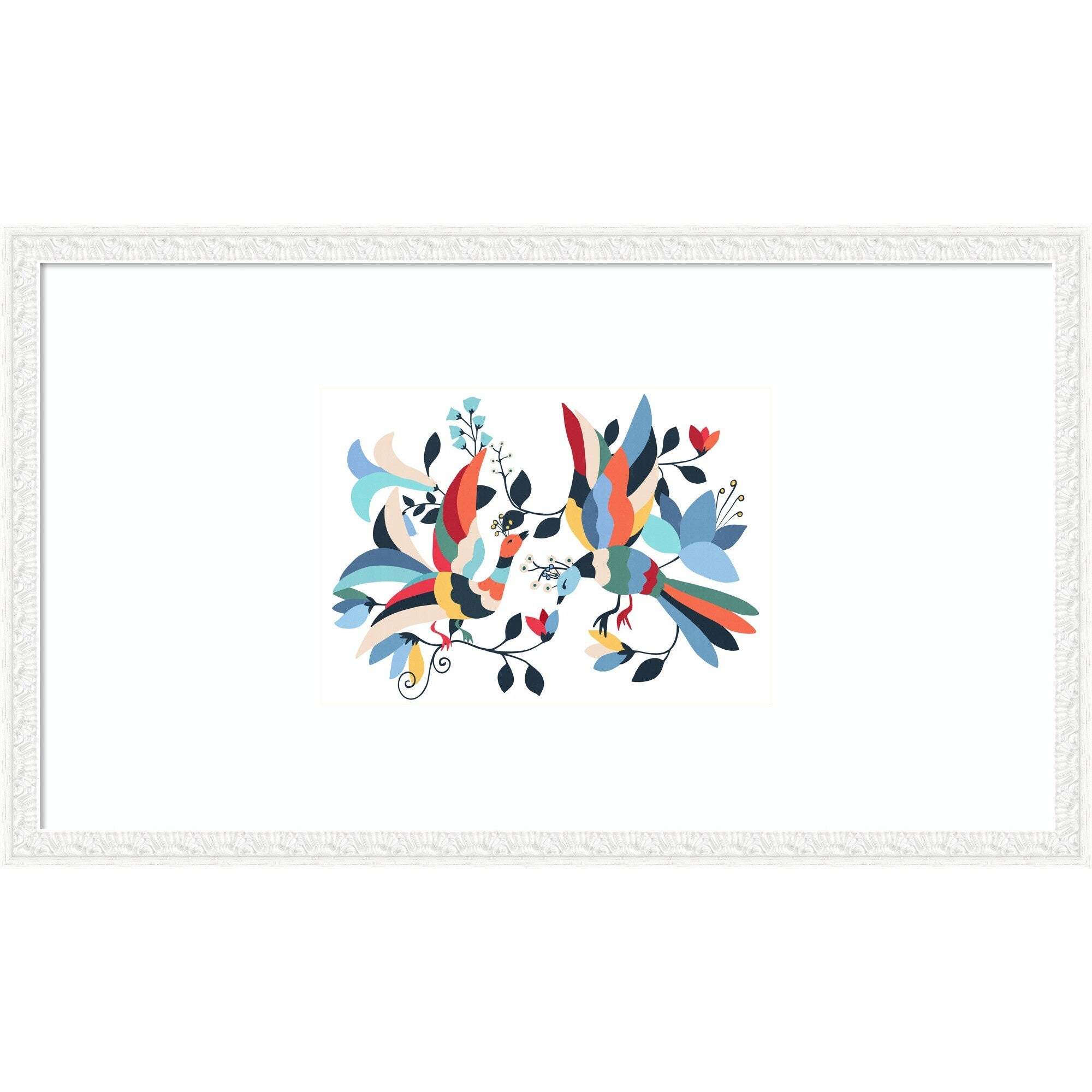 Otomi No. 1 By Cats And Dotz Wood Framed Wall Art Print Bethany White