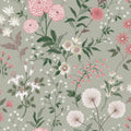 Otterham Garden Pistachio Wallpaper