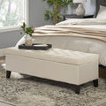 Ottilie Fabric Storage Ottoman By Christopher Knight Home