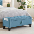 Ottoman With Storage Storage Ottoman Bench With Safety Hinge 350 Lbs Weight Upholstered Entryway Bench With Seating