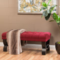 Ottomans Featuring Deep Button Tufting And Beautifully Rolled Arms