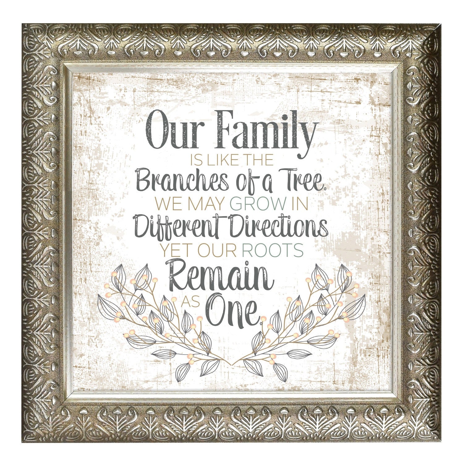Our Family Inspirational Moments Framed Art