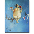 Out Of This World By Ronald West Gallery Wrapped Canvas Giclee Art 24 In X 18 In