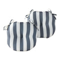 Heather Gray Outdoor 15 Inch Bistro Chair Cushion Set Of 2