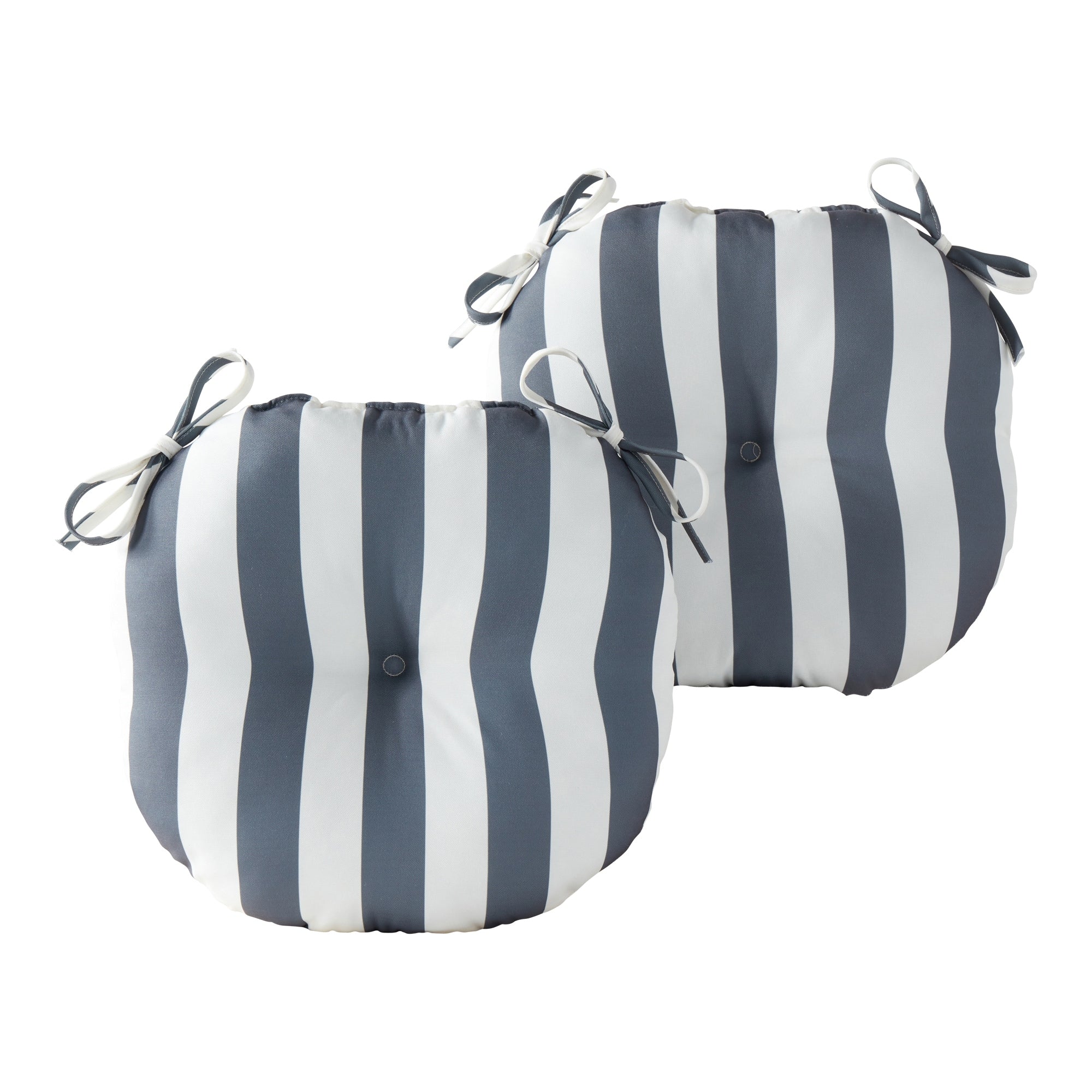 Heather Gray Outdoor 15 Inch Bistro Chair Cushion Set Of 2