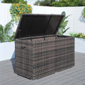 Outdoor Cushion Storage Container Wicker Patio Deck Box By Moda Furnishings