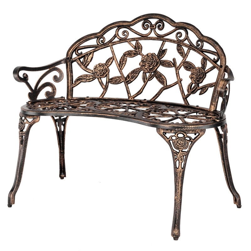 38.5 Outdoor Courtyard Park Bench Indoor And Outdoor Leisure Rose Bench N A