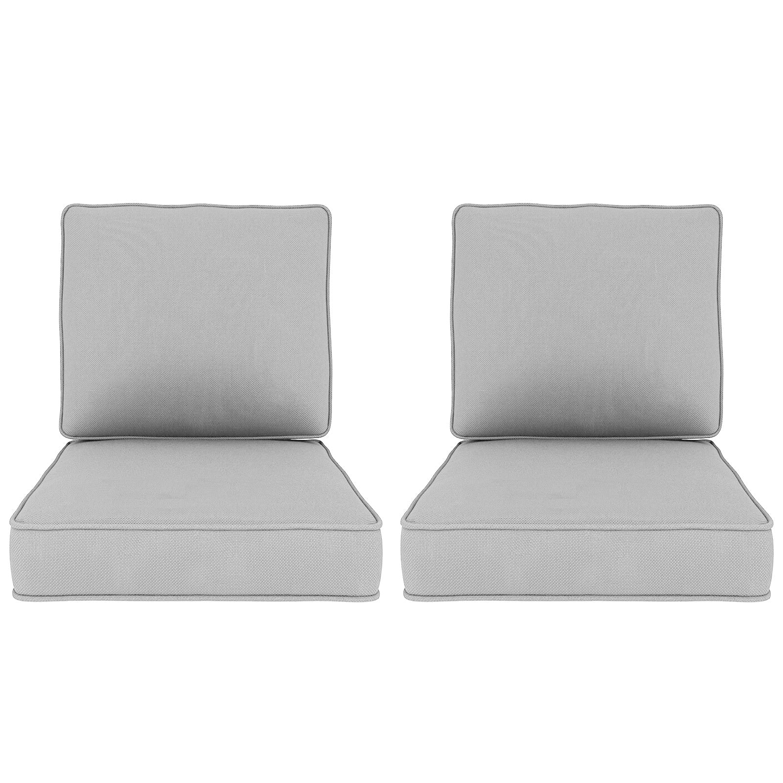 Outdoor Chair Cushions For Dining Chairs 24 X23 X4 Set Of 2