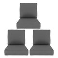 Outdoor Chair Cushions For Dining Chairs 24 X23 X4 Set Of 3