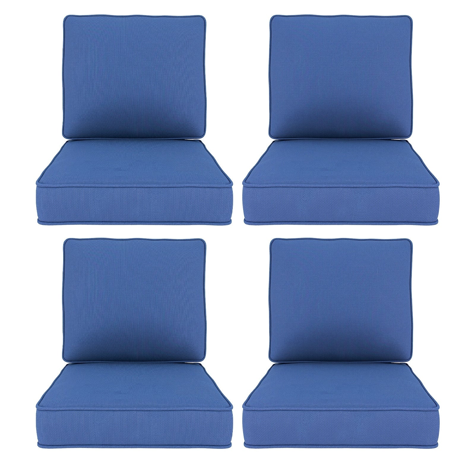 Outdoor Chair Cushions For Dining Chairs 24 X23 X4 Set Of 4