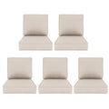 Outdoor Chair Cushions For Dining Chairs 24 X23 X4 Set Of 5